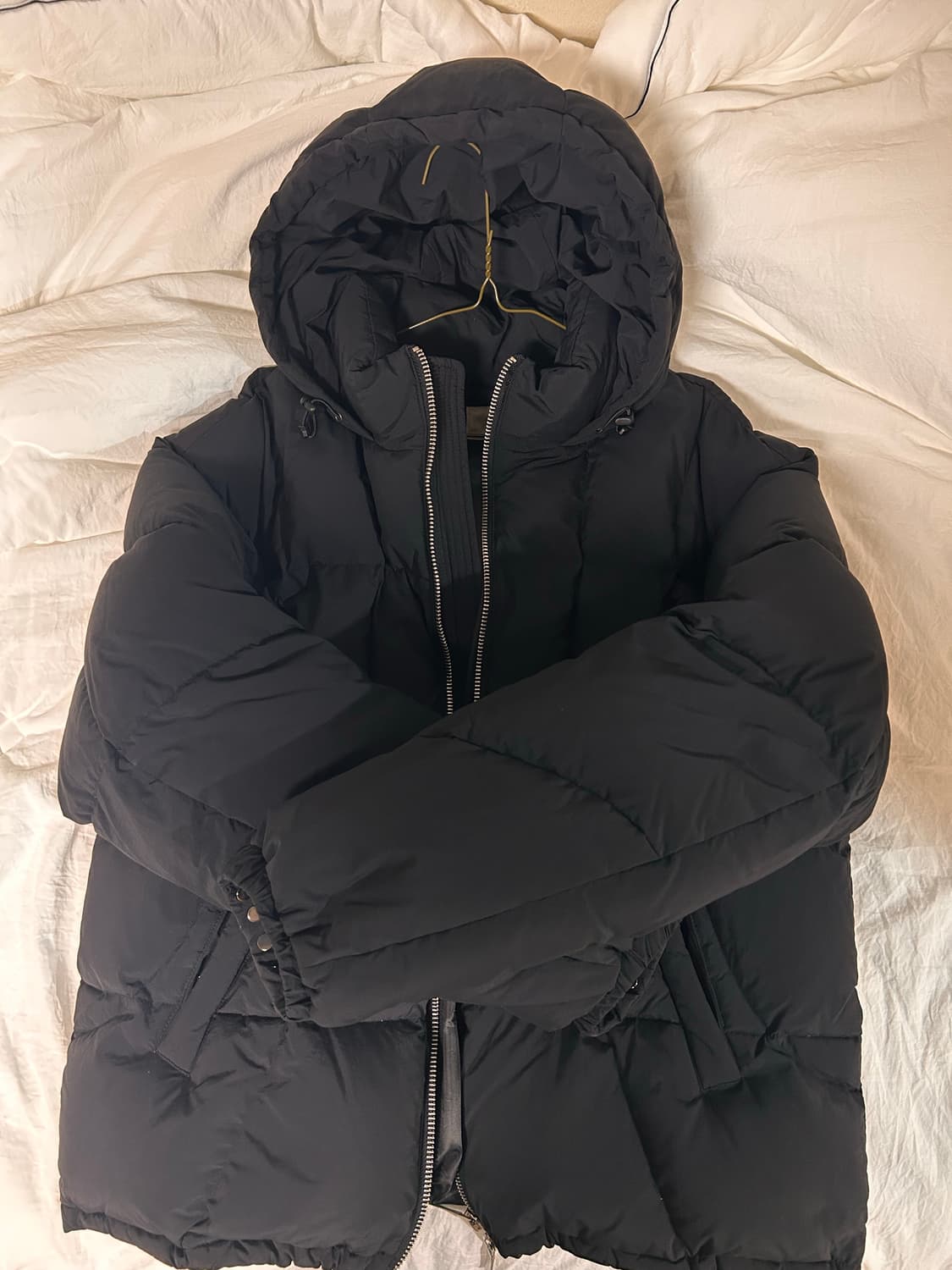 비긴202 에이트 헤비 다운 점퍼 패딩 3 블랙 상품이미지2