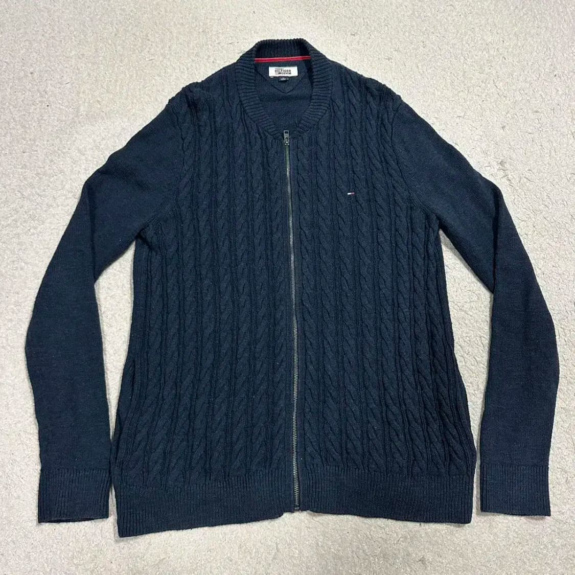 타미힐피거 니트 집업 XL 상품이미지1