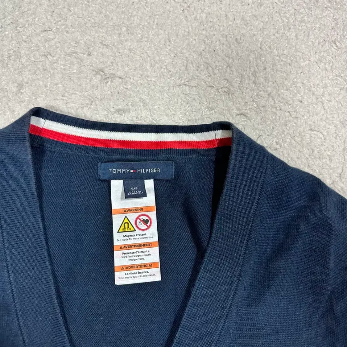 타미힐피거 가디건 네이비 s 상품이미지2