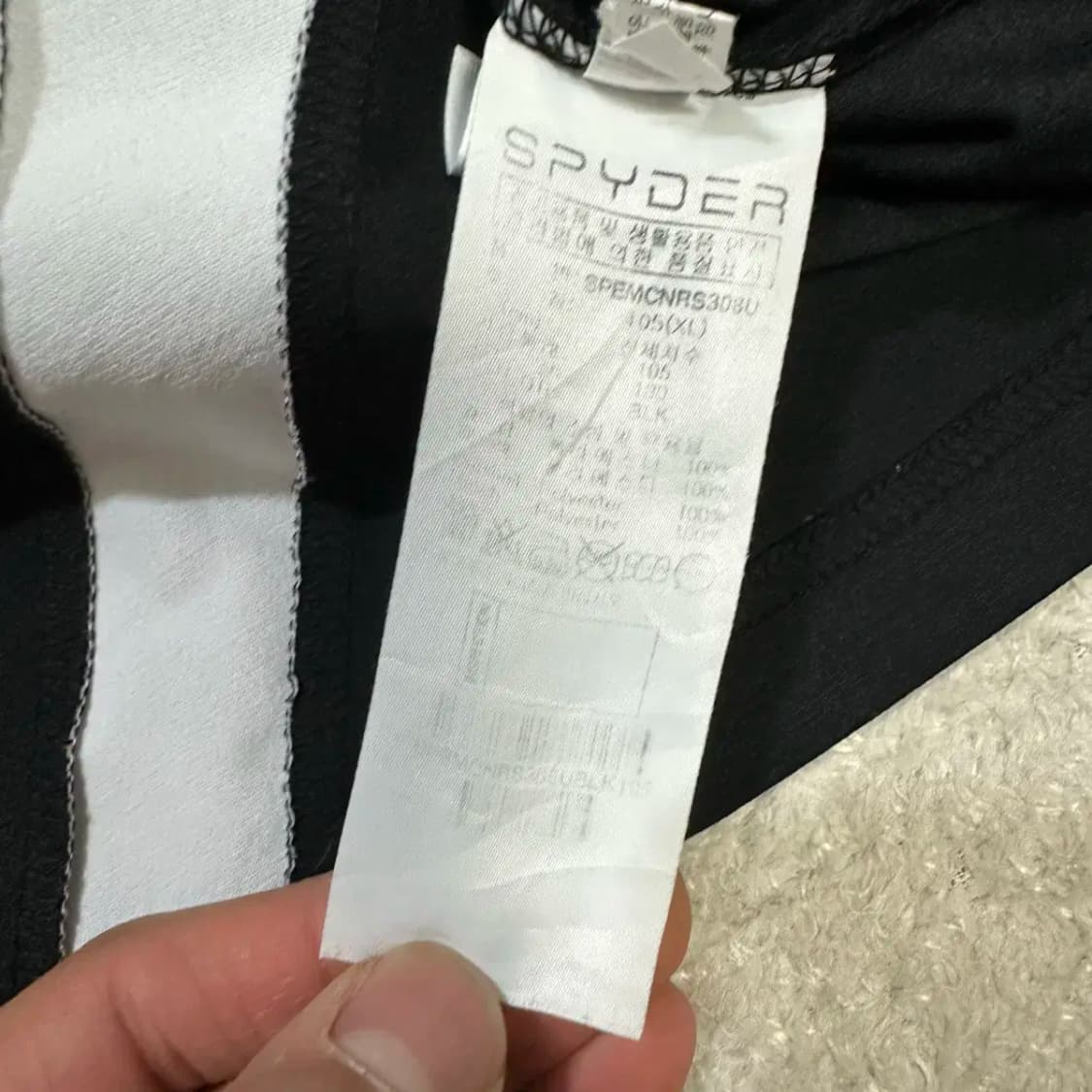 스파이거 반팔티 블랙 XL 105 상품이미지4