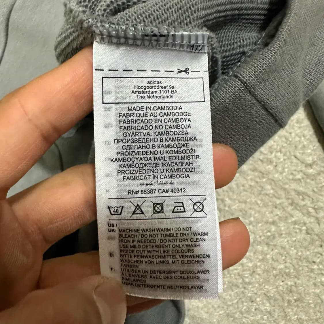아디다스 후드티 오버핏 상품이미지5