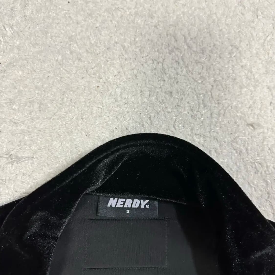 널디 벨벳 져지 트랙탑 s 상품이미지3