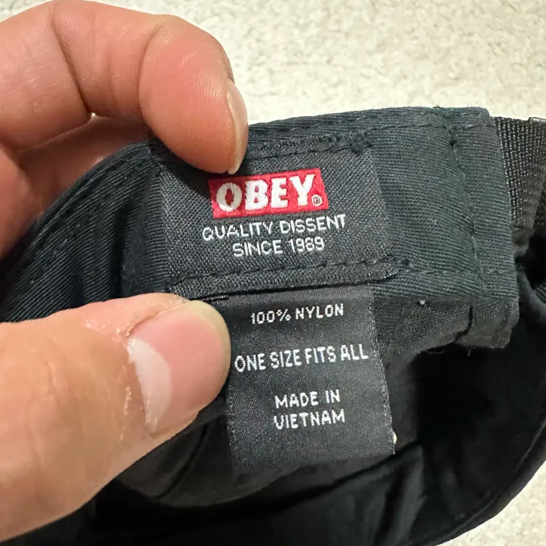 오베이 나일론 모자 상품이미지4