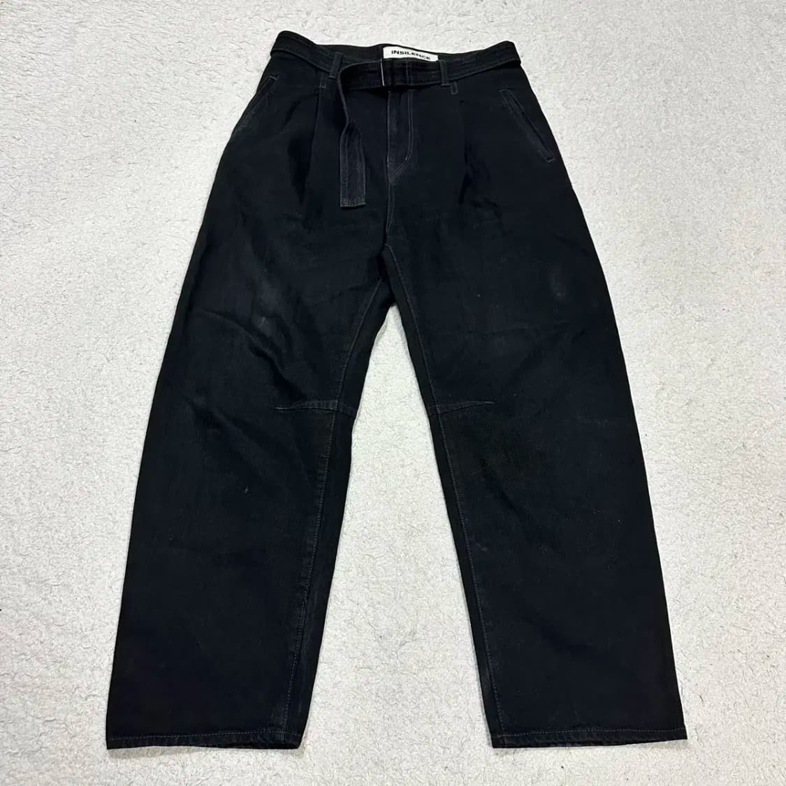 인사일런스 블랙 데님 팬츠 L 상품이미지1
