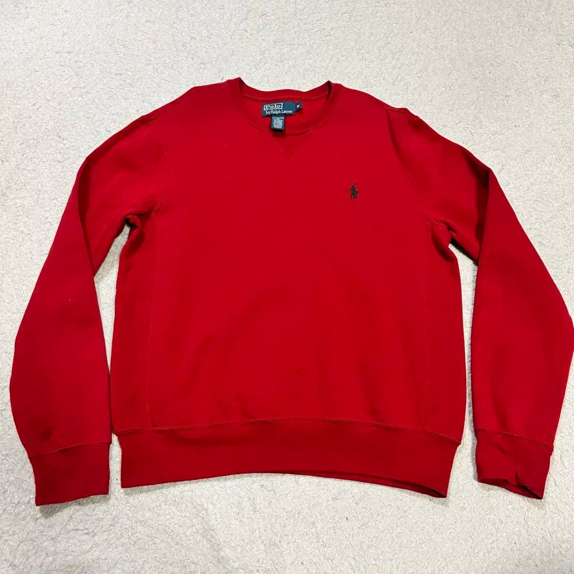 폴로 맨투맨 기모 m 상품이미지1