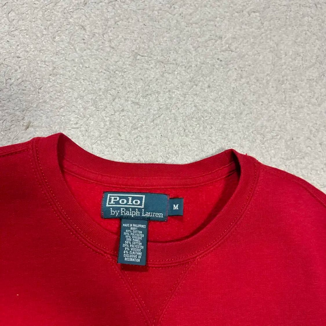 폴로 맨투맨 기모 m 상품이미지2