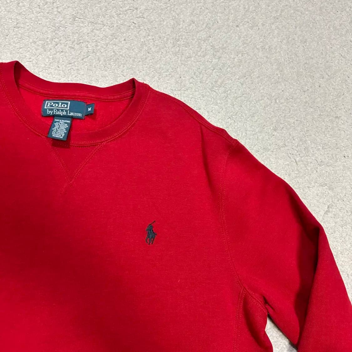 폴로 맨투맨 기모 m 상품이미지3