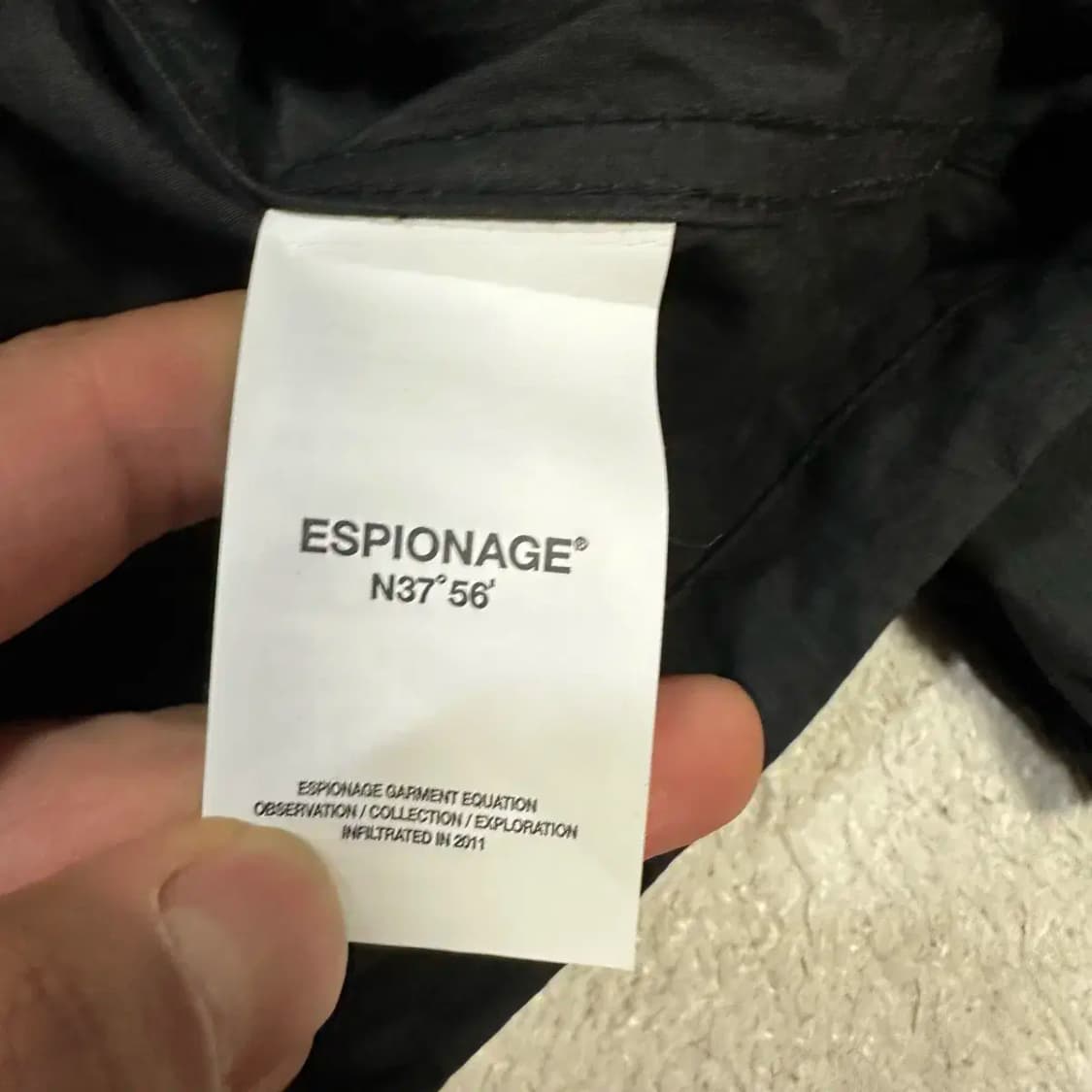 에스피오나지 자켓 후드 m 상품이미지4