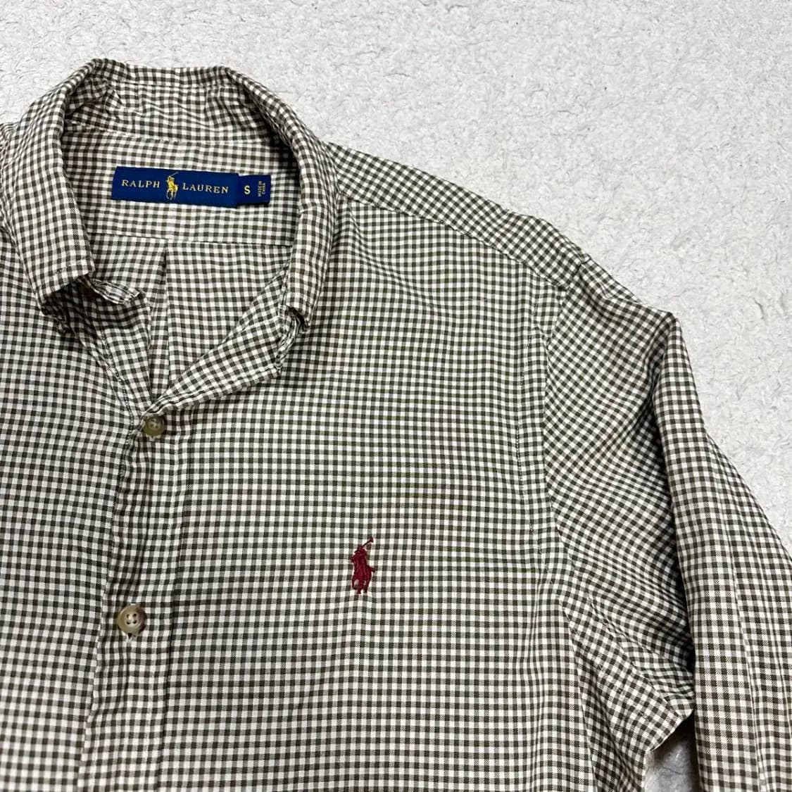 폴로 셔츠 체크 s 상품이미지2
