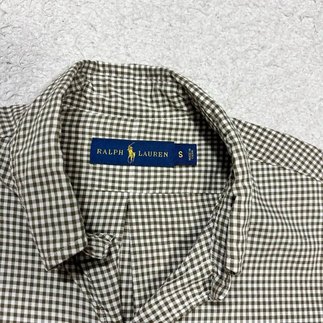 폴로 셔츠 체크 s 상품이미지3