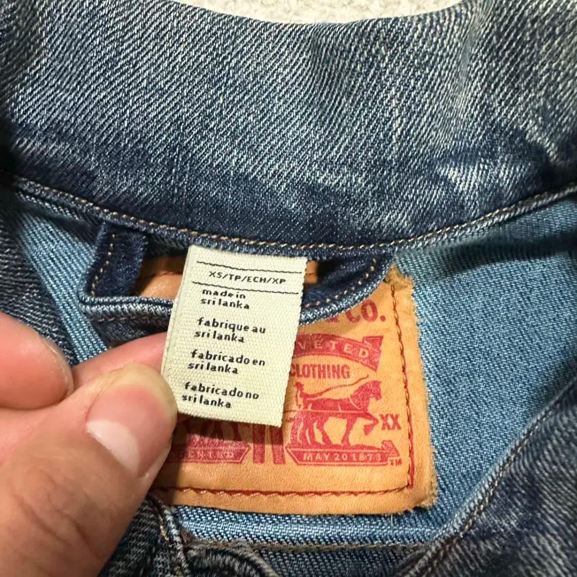 리바이스 데님 자켓 여성 xs 상품이미지3