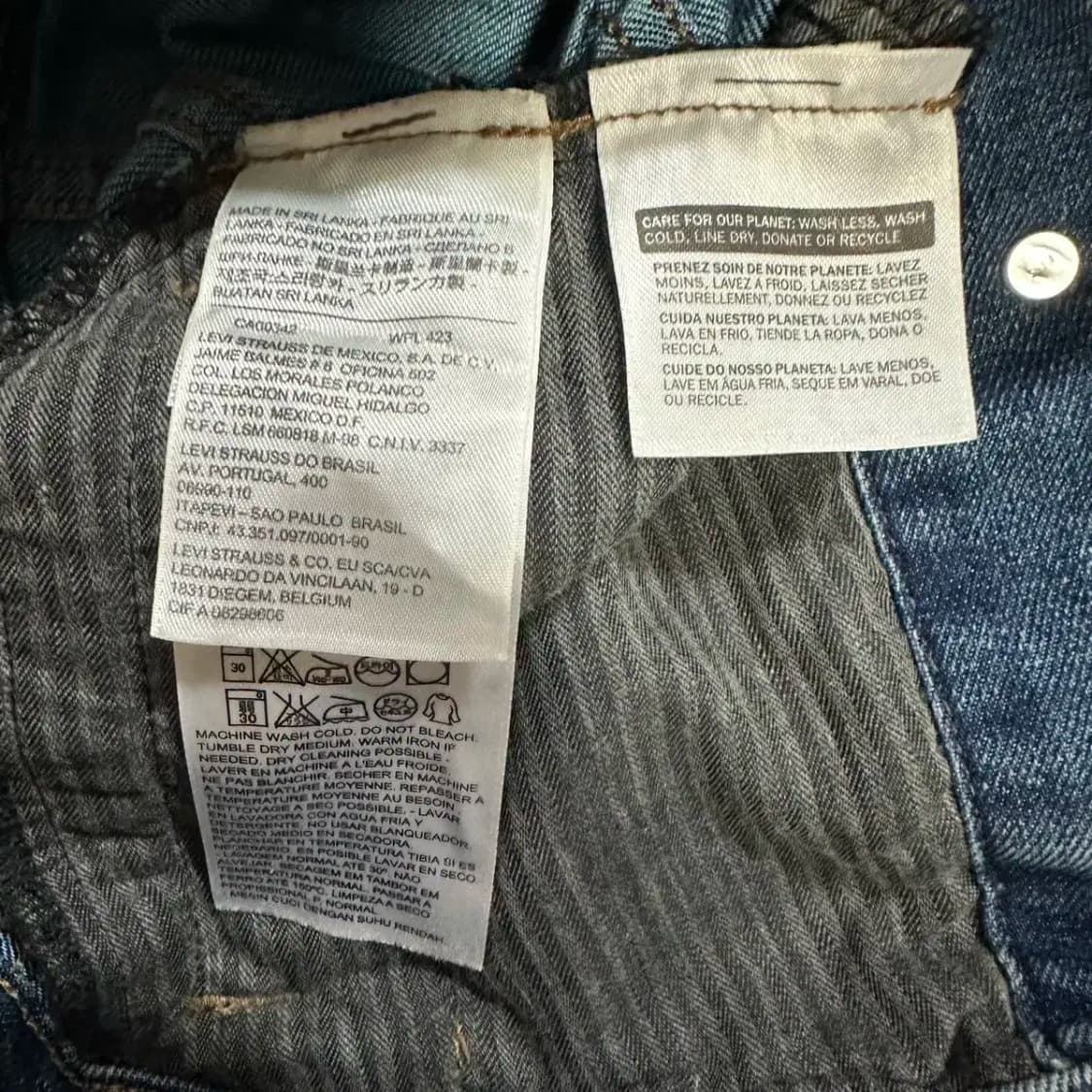 리바이스 데님 자켓 여성 xs 상품이미지5