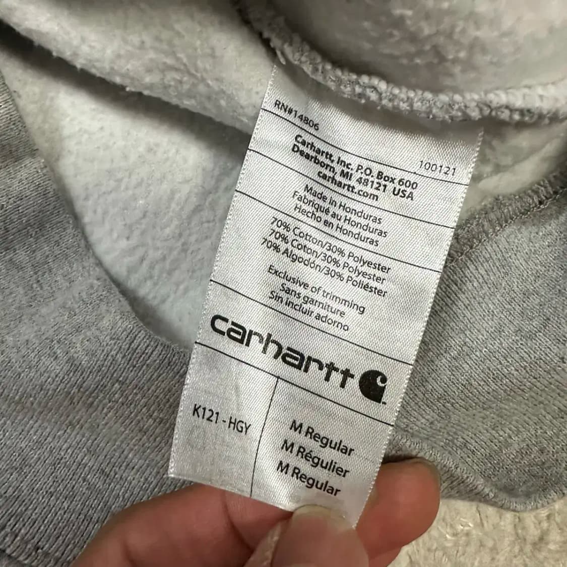 칼하트 후드티 기모 오버핏 m 상품이미지5
