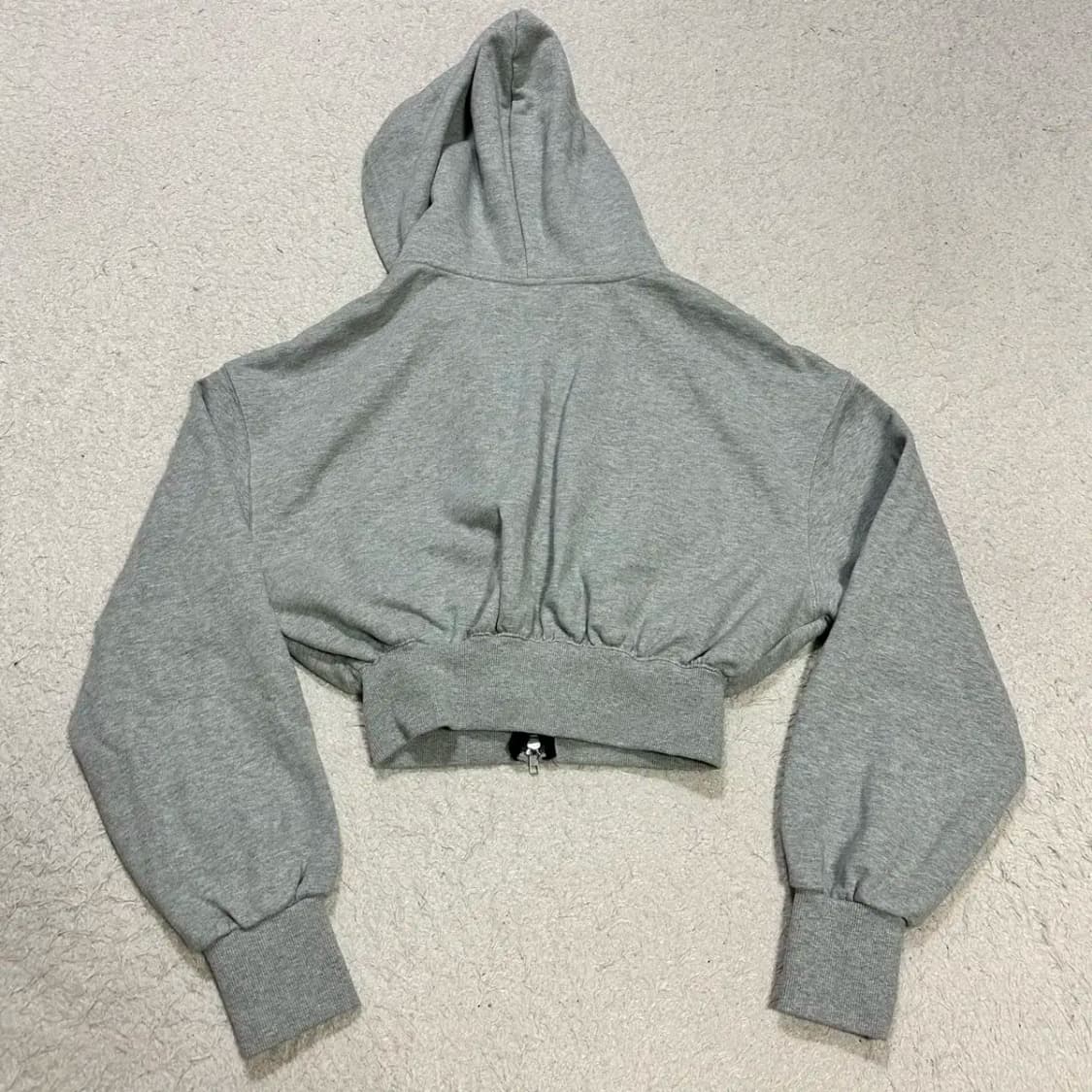 우알롱 크롭 후드집업 여성 s 상품이미지5