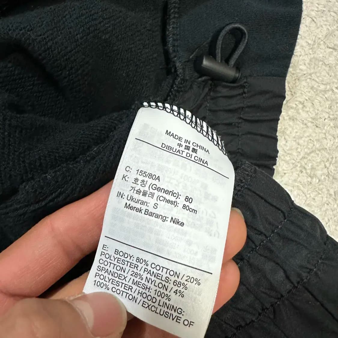 나이키 크롭 후드티 여성 s 80 상품이미지4