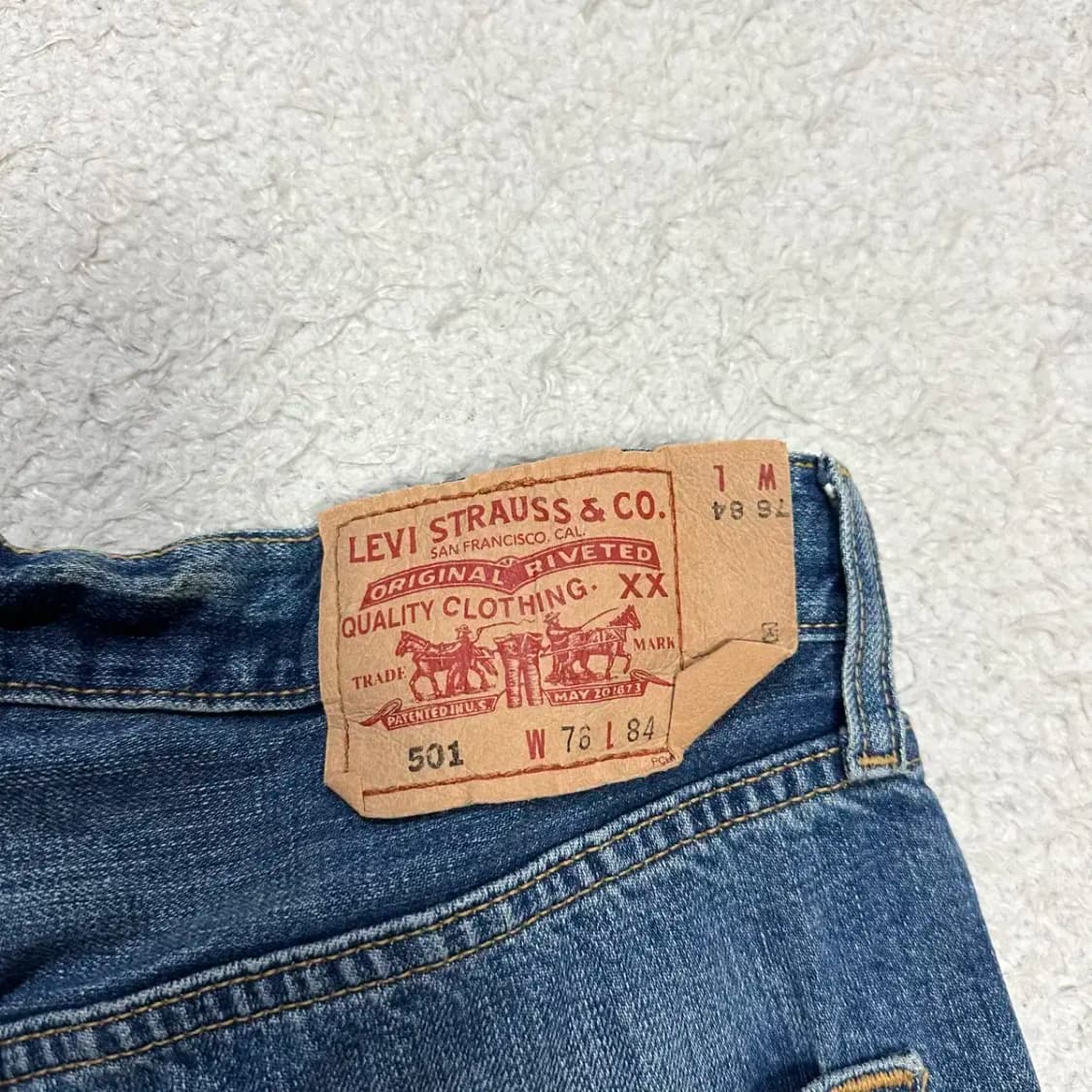 리바이스 501 청바지 데님 팬츠 30인치 상품이미지8
