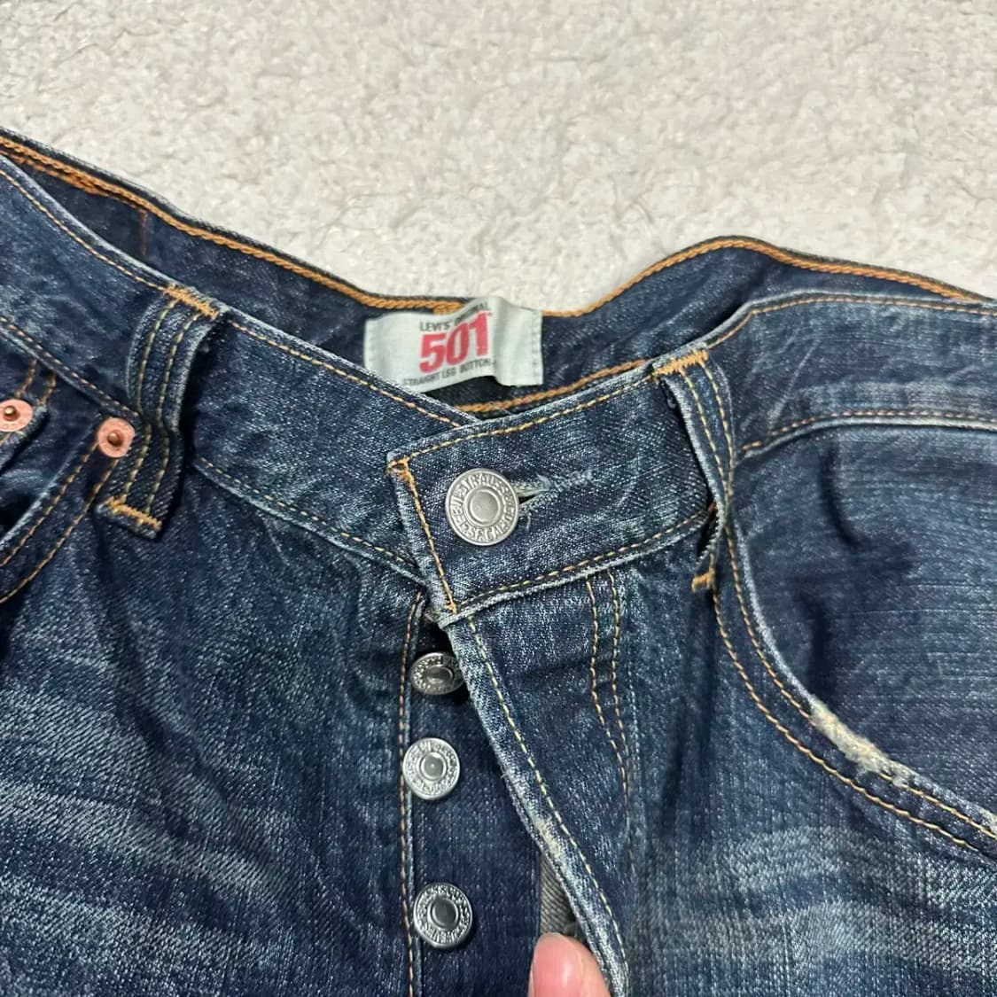 리바이스 501 청바지 데님 팬츠 34인치 상품이미지2