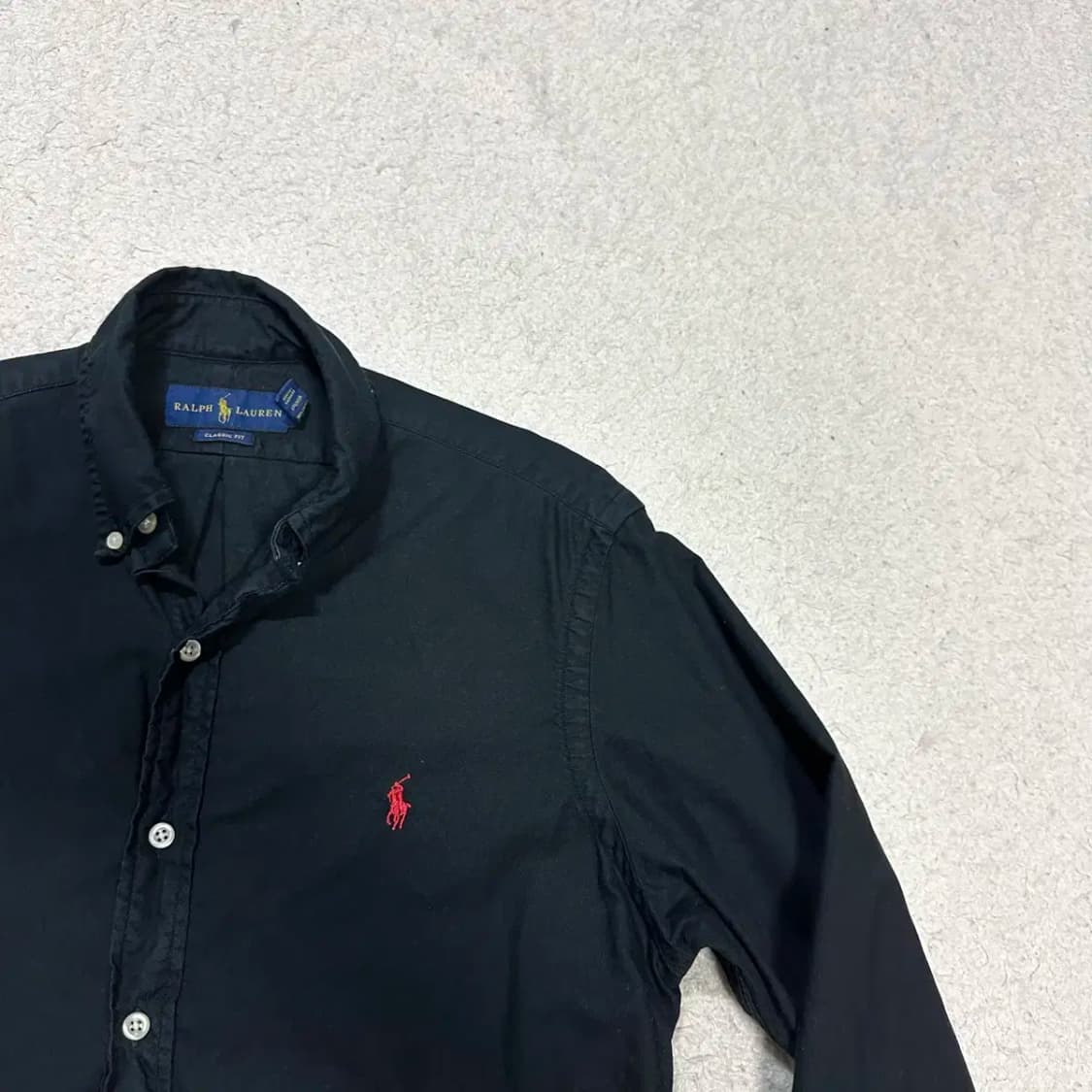 폴로 옥스포드 셔츠 블랙 s 상품이미지2