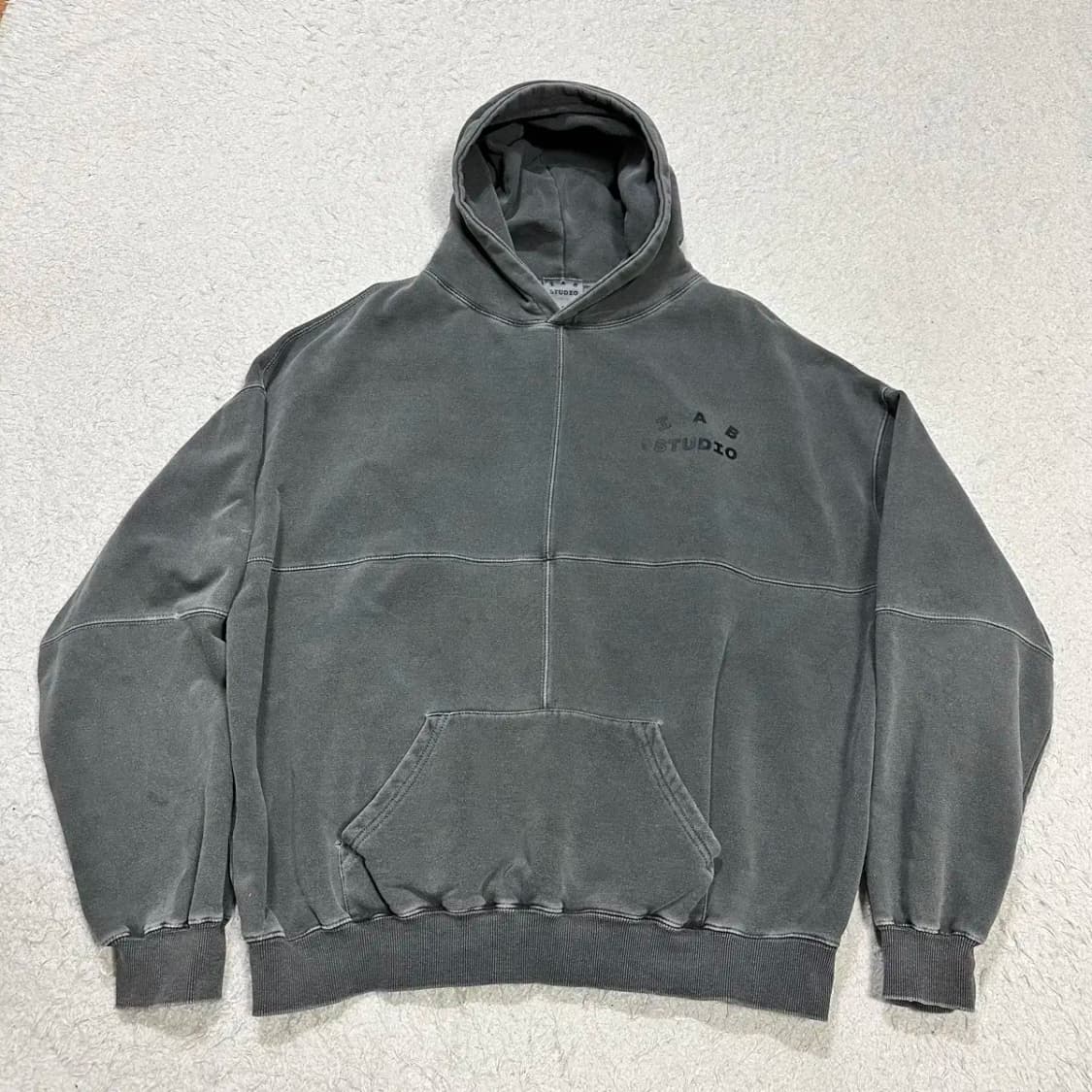 아이앱스튜디오 피그먼트 후드티 기모 XL 상품이미지1