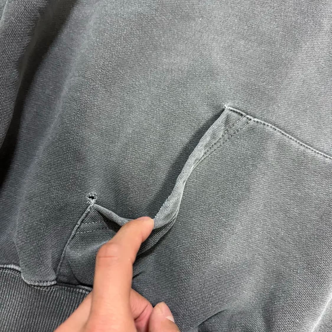 아이앱스튜디오 피그먼트 후드티 기모 XL 상품이미지2