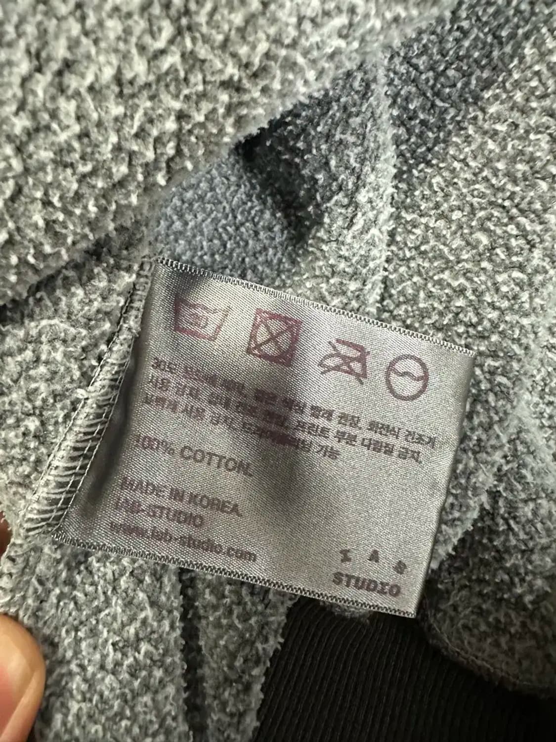 아이앱스튜디오 피그먼트 후드티 기모 XL 상품이미지5