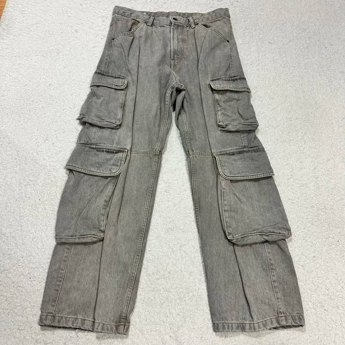 자라 카고 데님 팬츠 34인치 상품이미지1