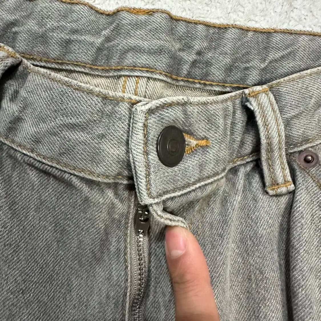 자라 카고 데님 팬츠 34인치 상품이미지2