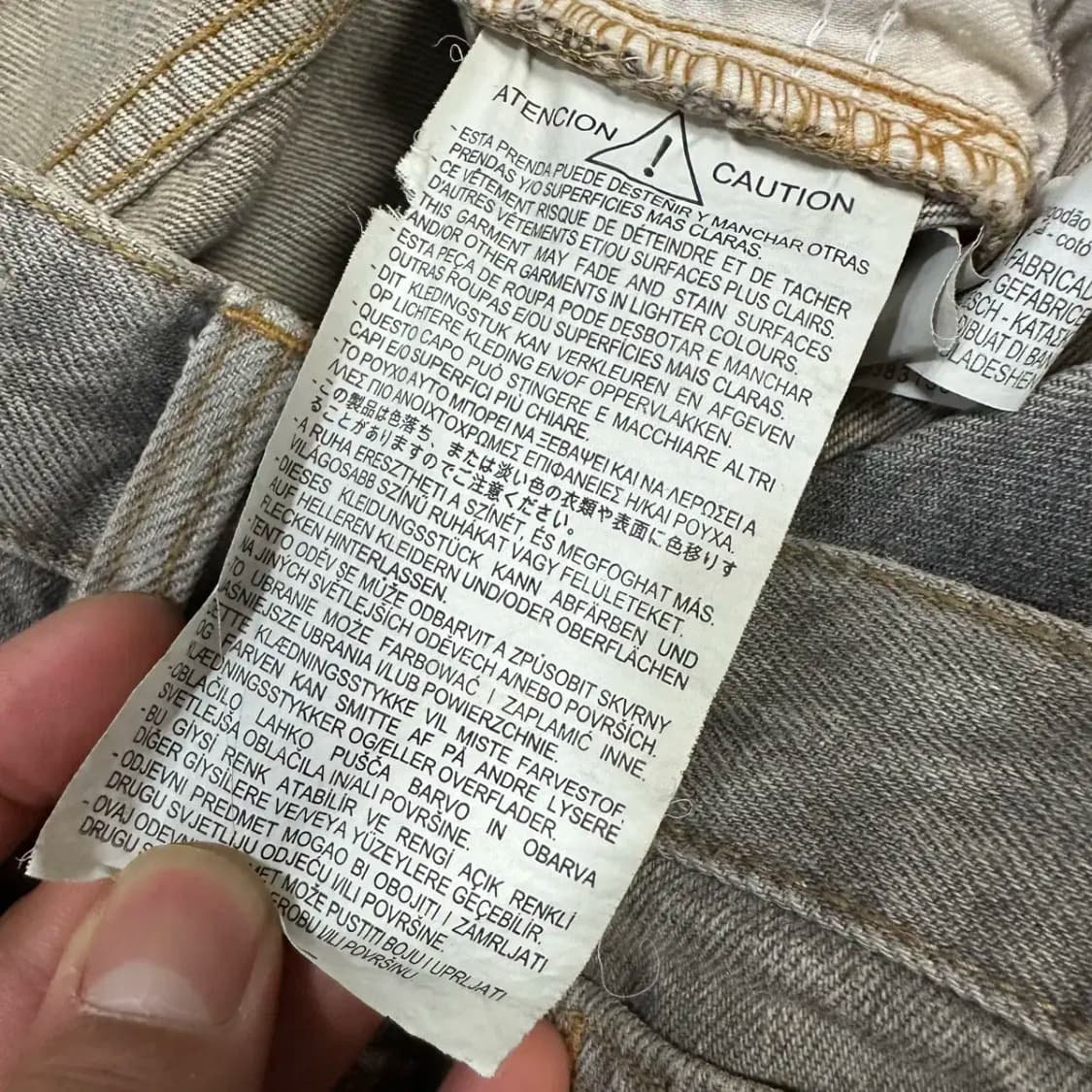 자라 카고 데님 팬츠 34인치 상품이미지4