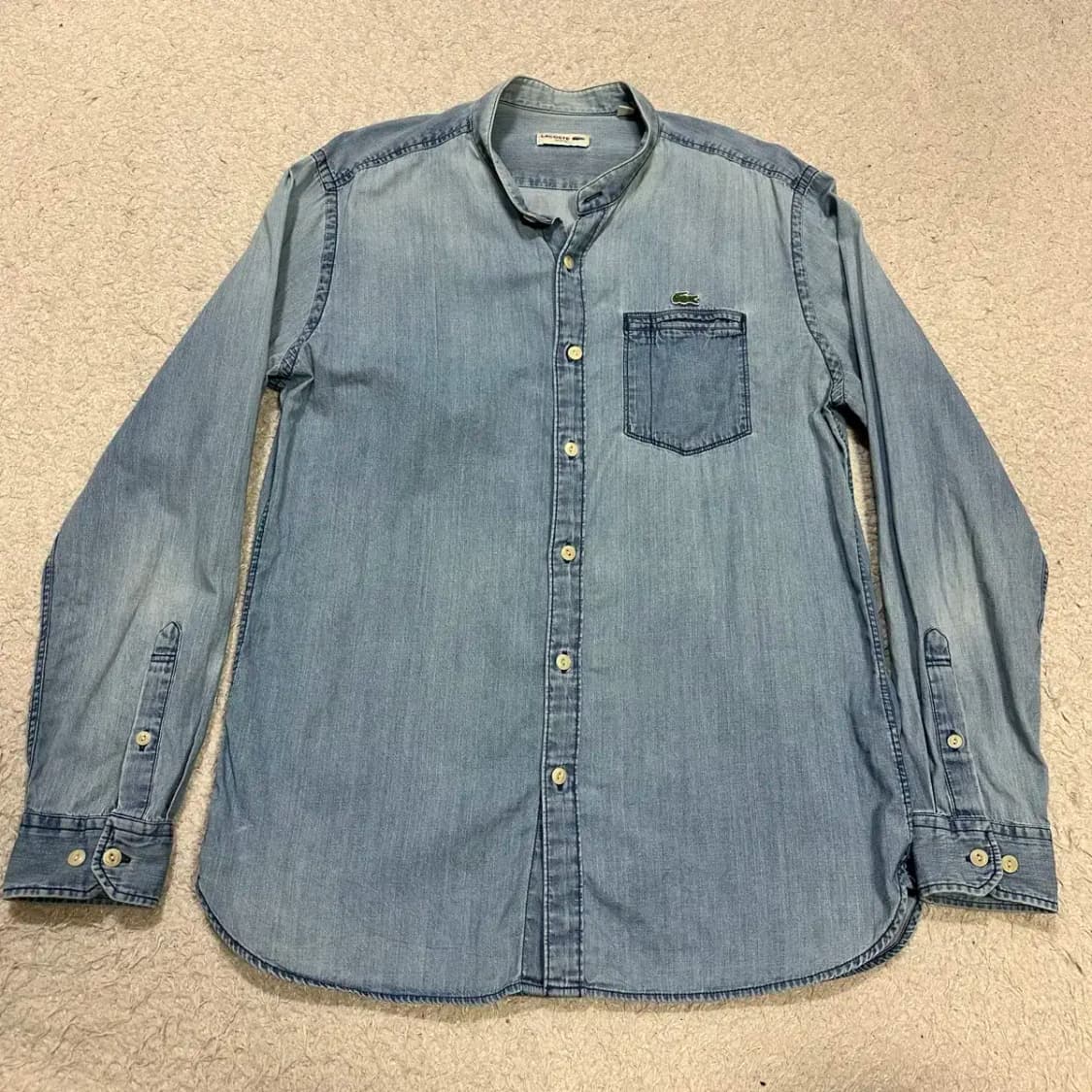 라코스테 데님 셔츠 XL 상품이미지1