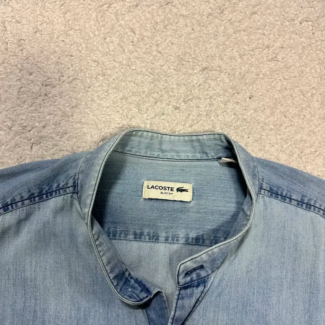 라코스테 데님 셔츠 XL 상품이미지3
