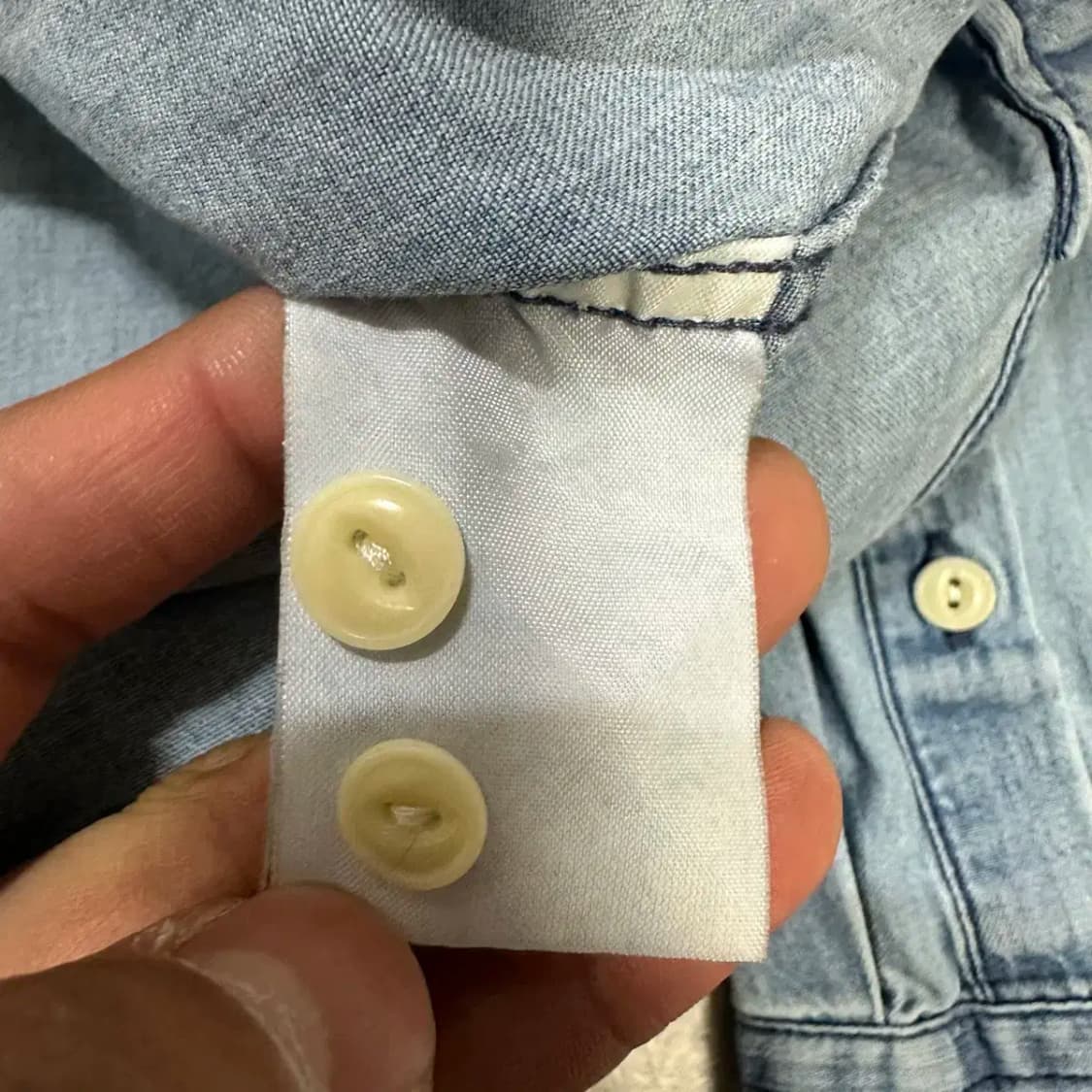 라코스테 데님 셔츠 XL 상품이미지5