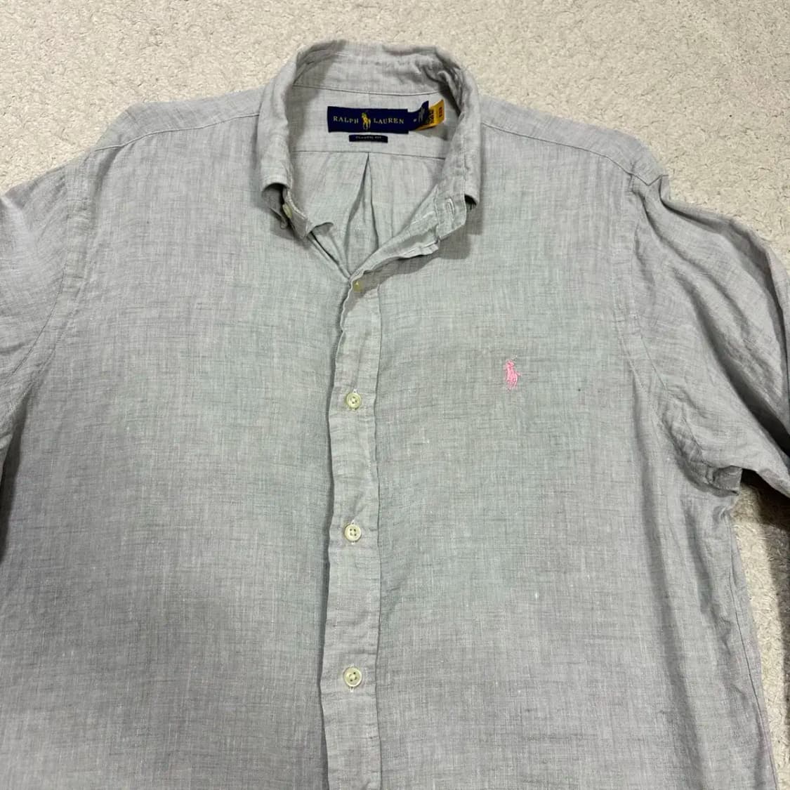 폴로 린넨 셔츠 m 상품이미지2