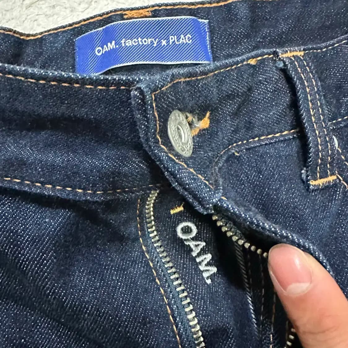OAM 팩토리 플랙 청바지 데님 팬츠 36인치 상품이미지4