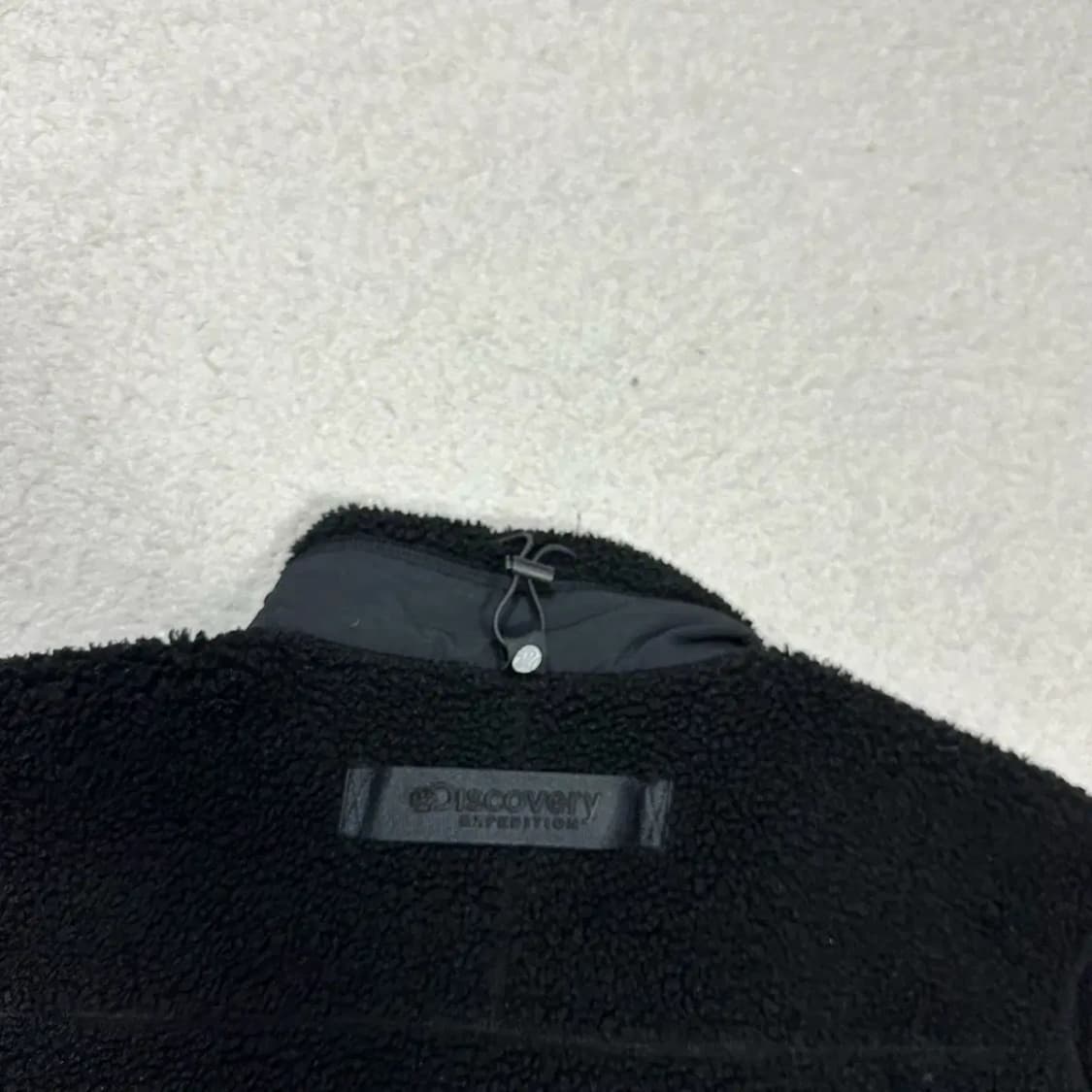 디스커버리 후리스 집업 블랙 100 상품이미지6