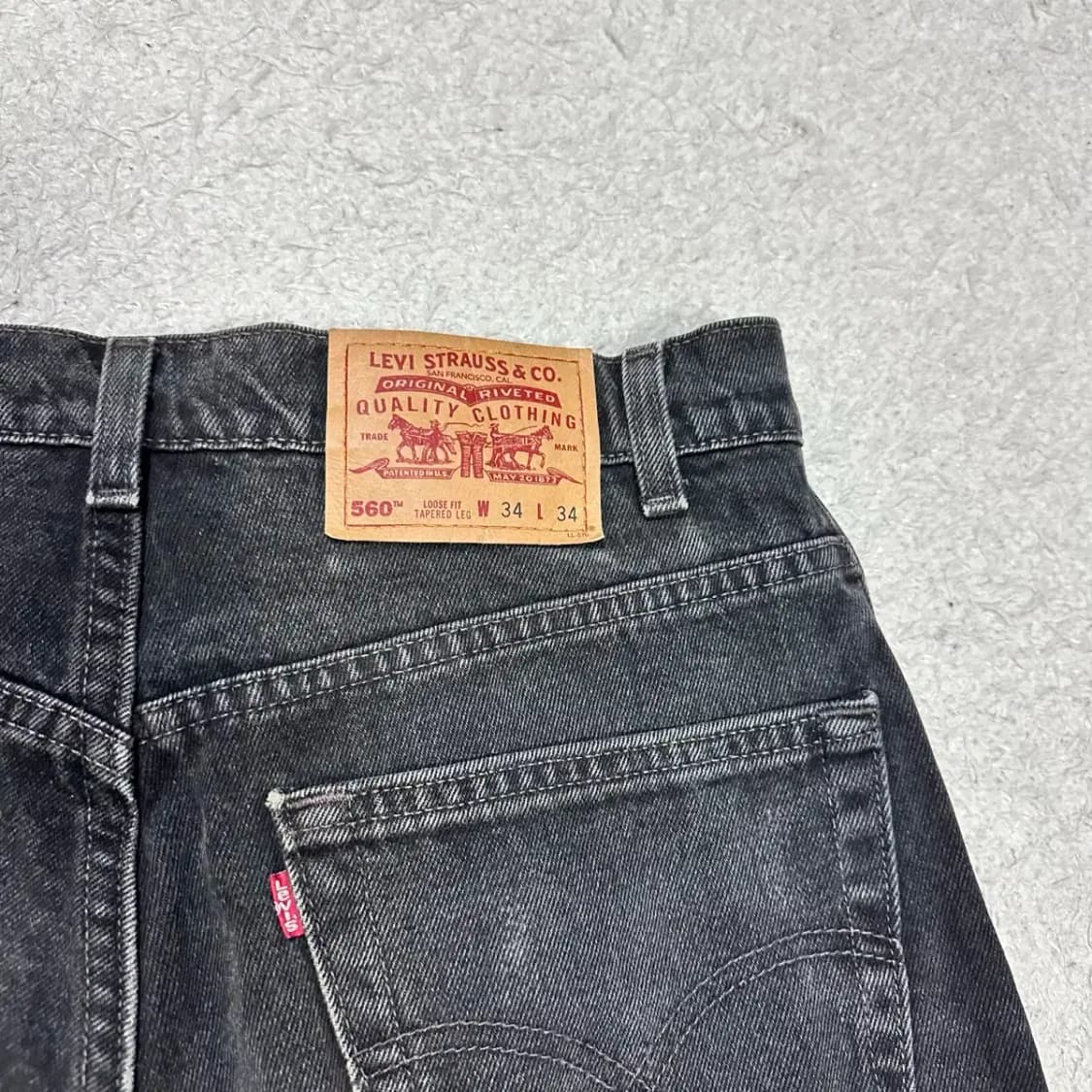 리바이스 560 청바지 데님 팬츠 34인치 상품이미지6