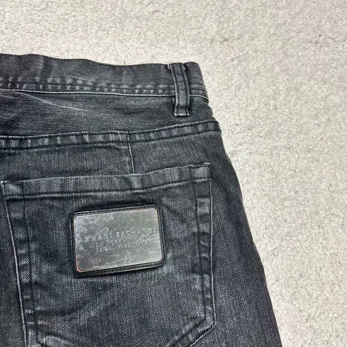 알마니익스체인지 청바지 흑청 데님 팬츠 32인치 상품이미지7