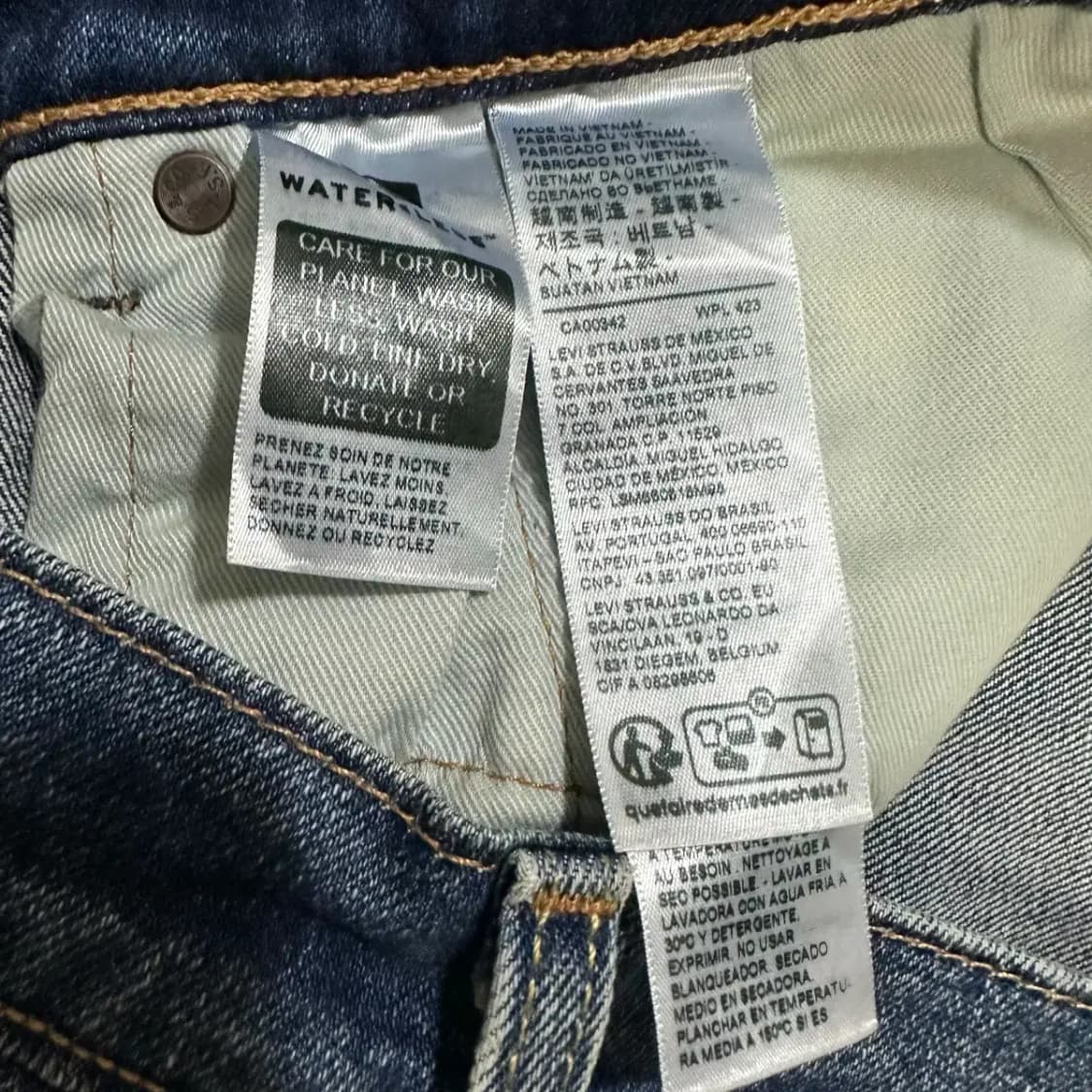 리바이스 505 청바지 데님 팬츠 32인치 상품이미지3