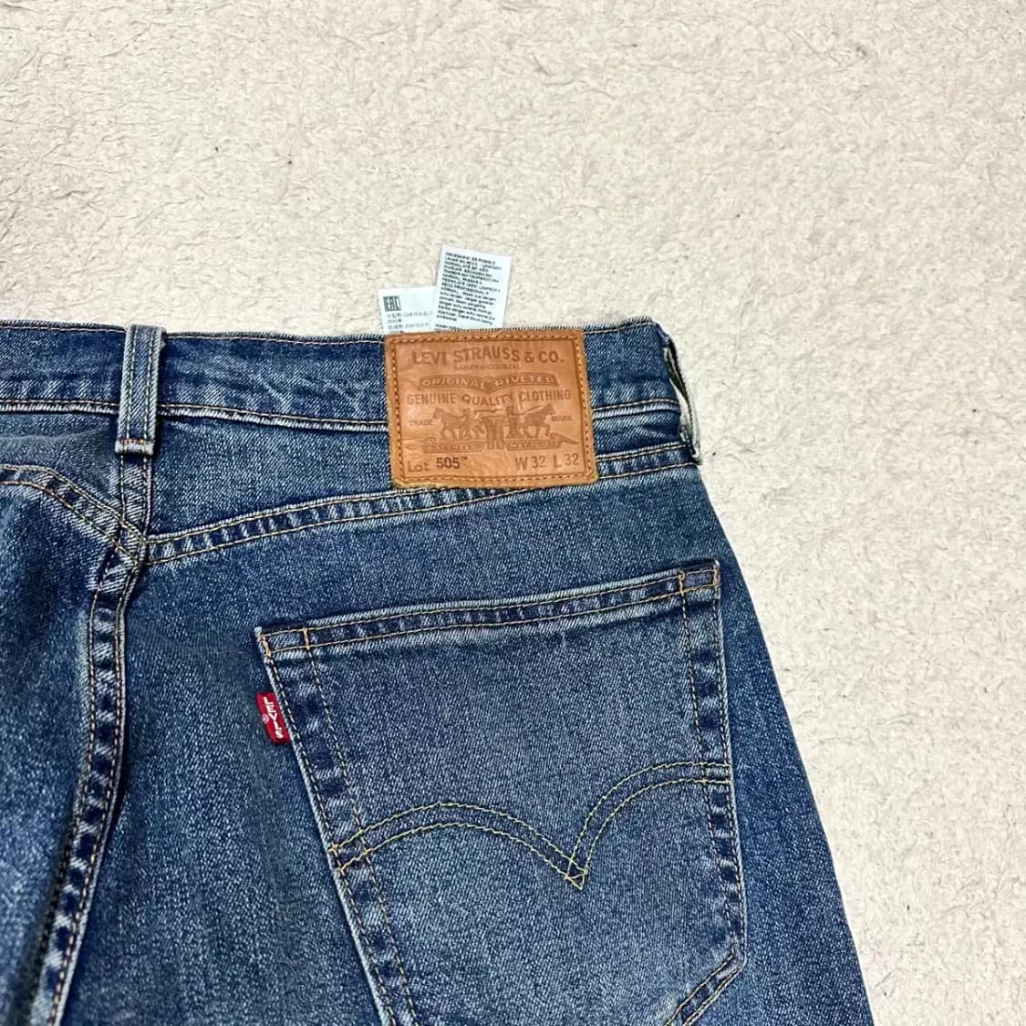 리바이스 505 청바지 데님 팬츠 32인치 상품이미지7