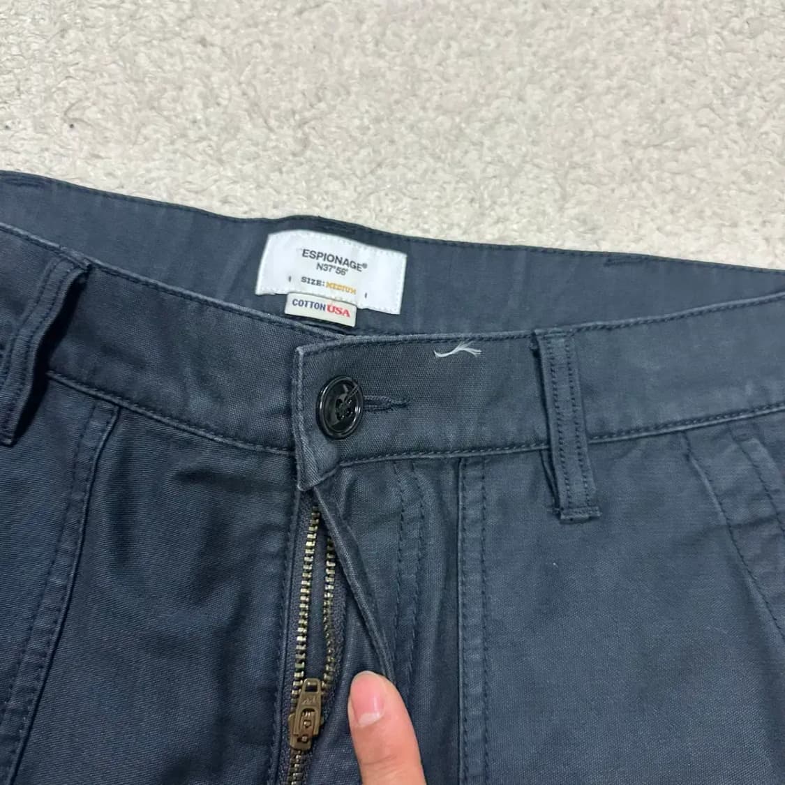 에스피오나지 퍼티그 팬츠 바지 네이비 32인치 상품이미지2