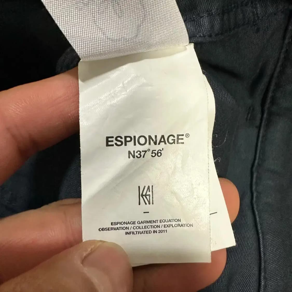 에스피오나지 퍼티그 팬츠 바지 네이비 32인치 상품이미지4