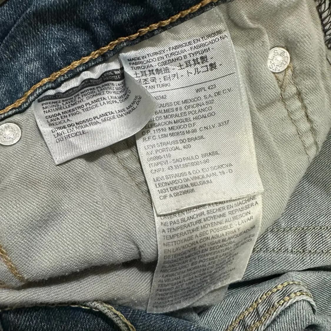 리바이스 505 청바지 데님 팬츠 30인치 상품이미지3