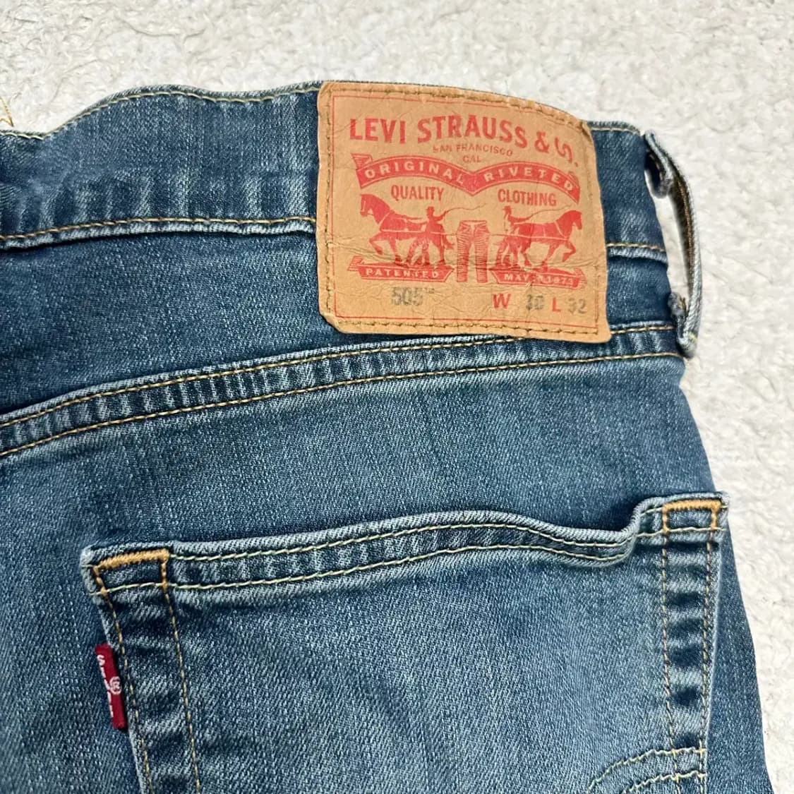 리바이스 505 청바지 데님 팬츠 30인치 상품이미지6