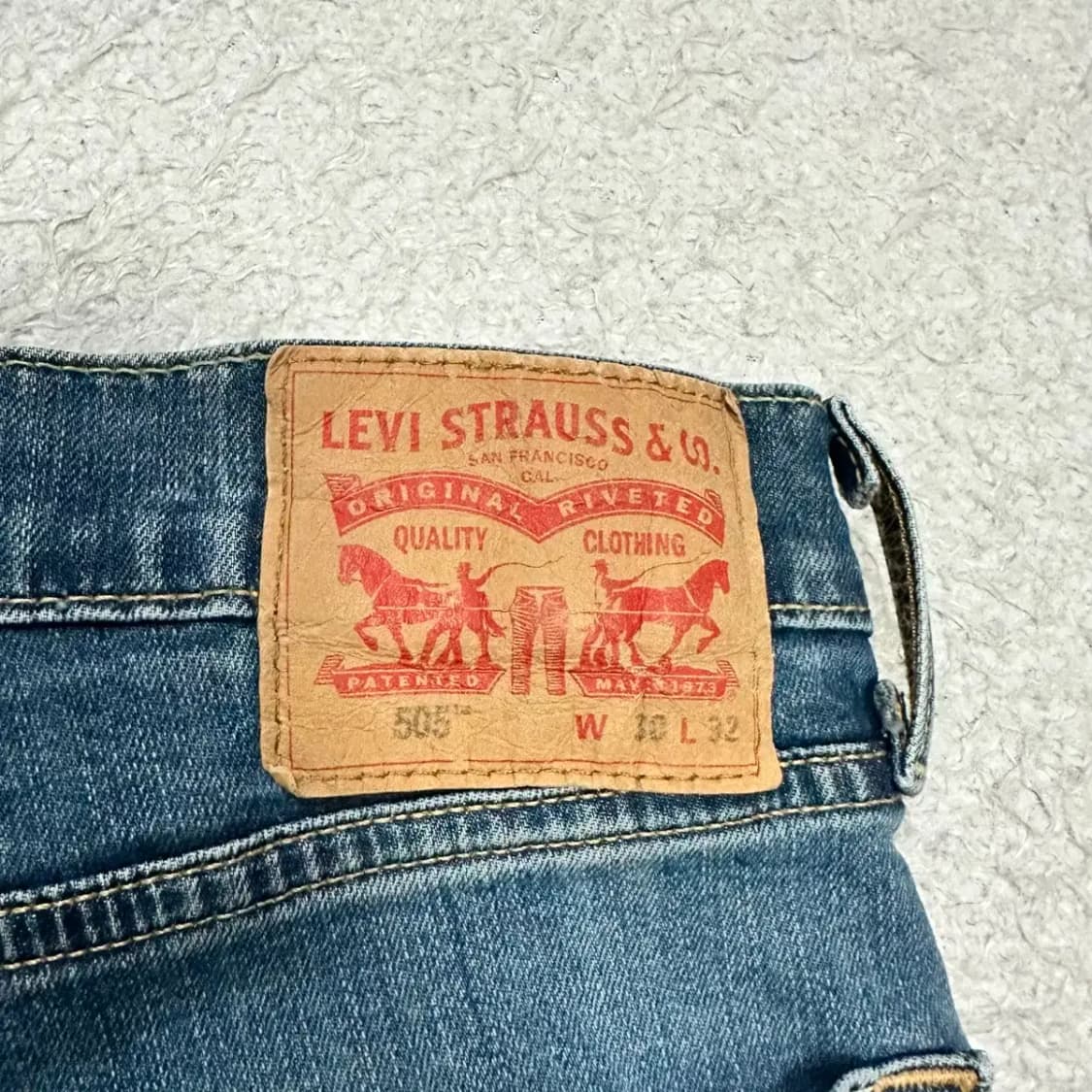 리바이스 505 청바지 데님 팬츠 30인치 상품이미지7