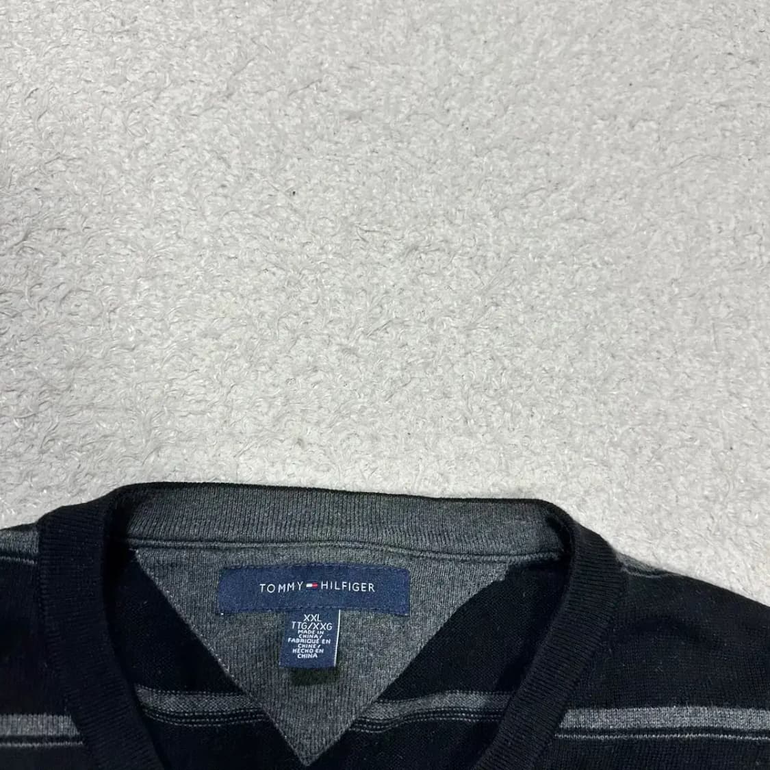 타미힐피거 니트 브이넥 xxl 상품이미지2