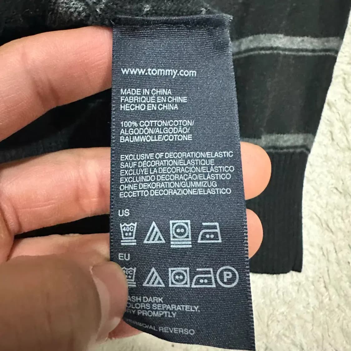 타미힐피거 니트 브이넥 xxl 상품이미지4