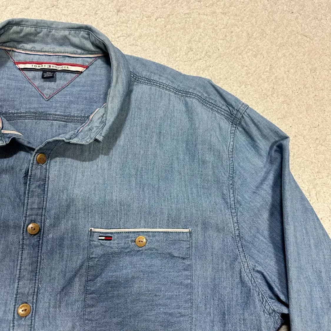 타미힐피거 데님 셔츠 xxl 상품이미지2