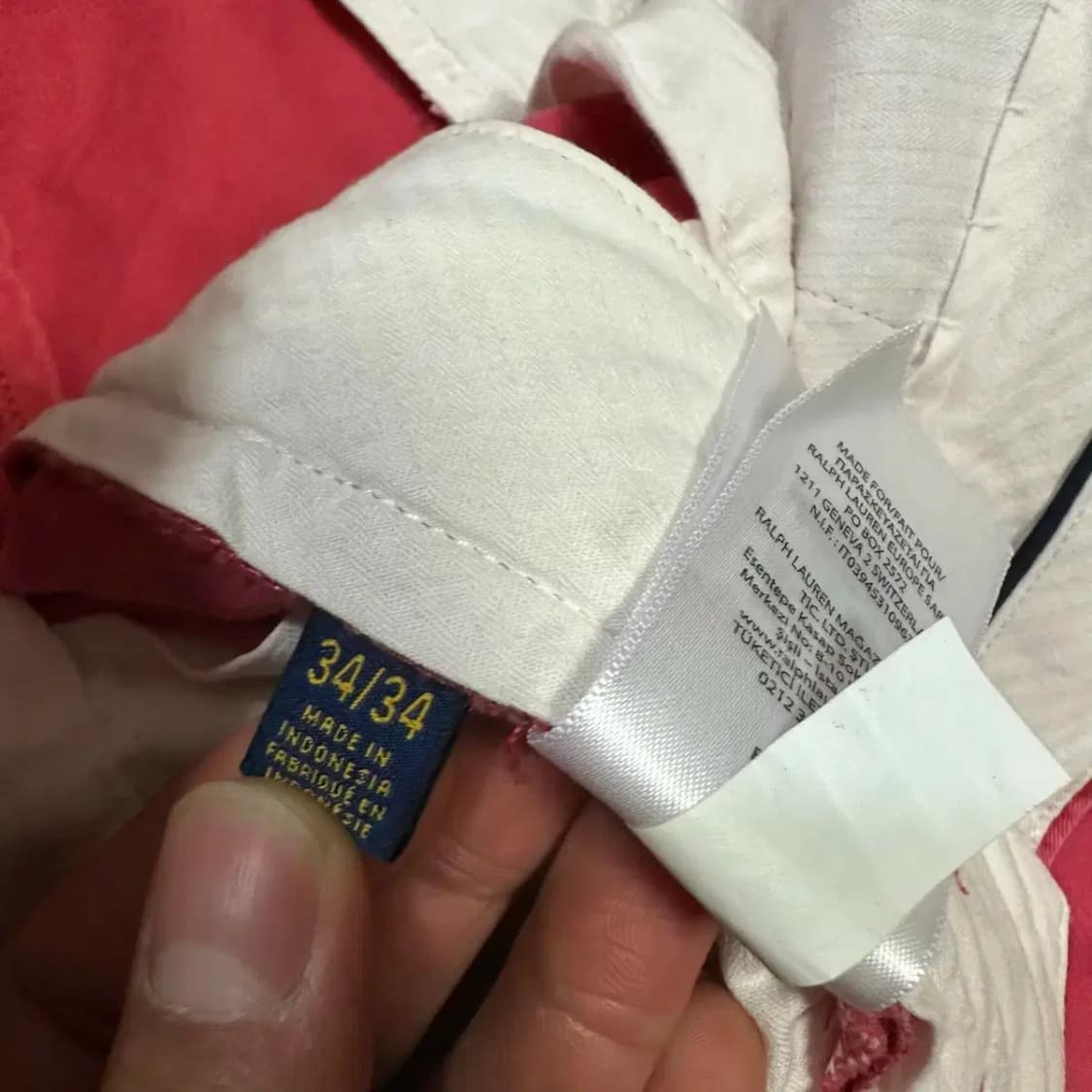 폴로 면바지 치노 팬츠 34인치 상품이미지3