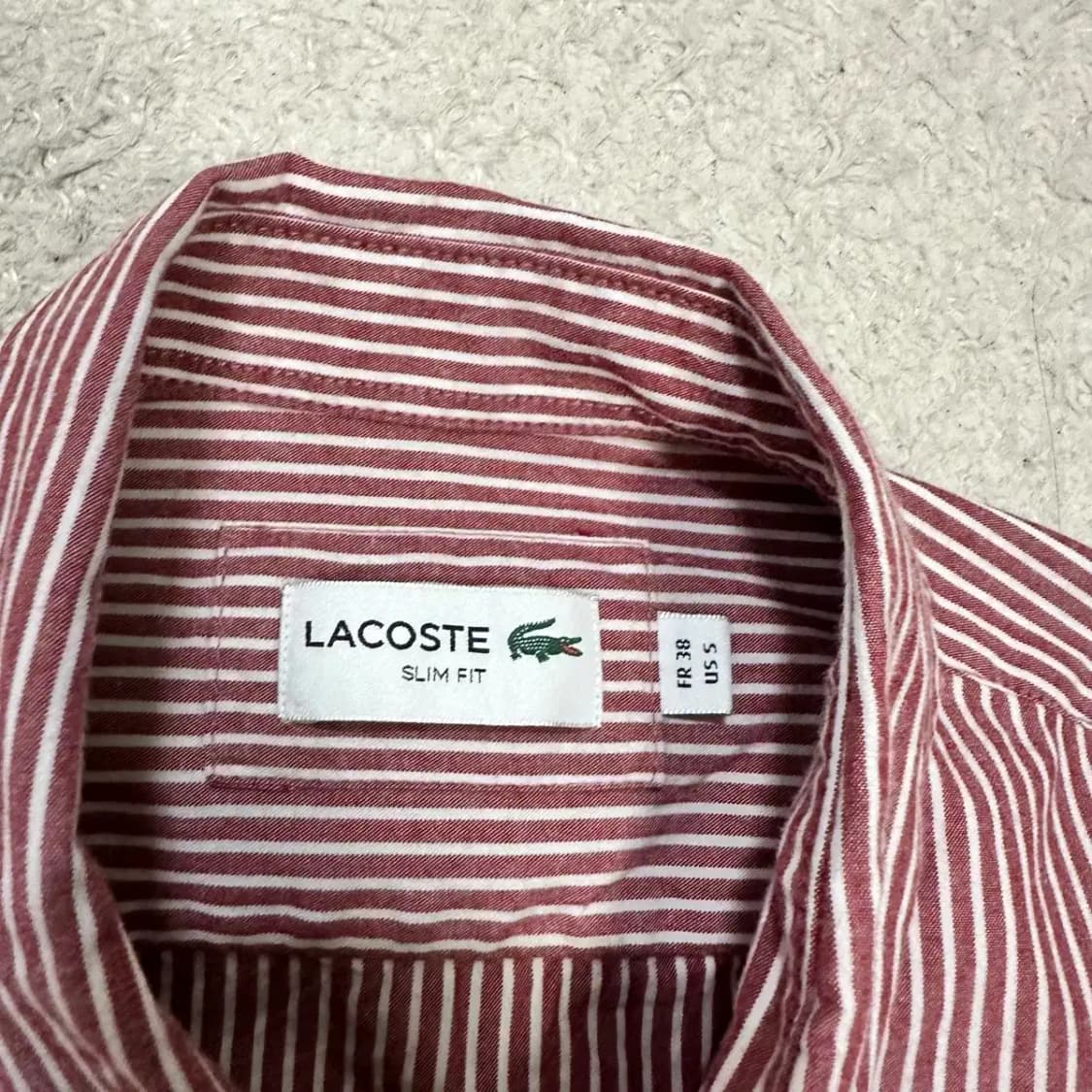 라코스테 셔츠 스트라이프 s 95 상품이미지3