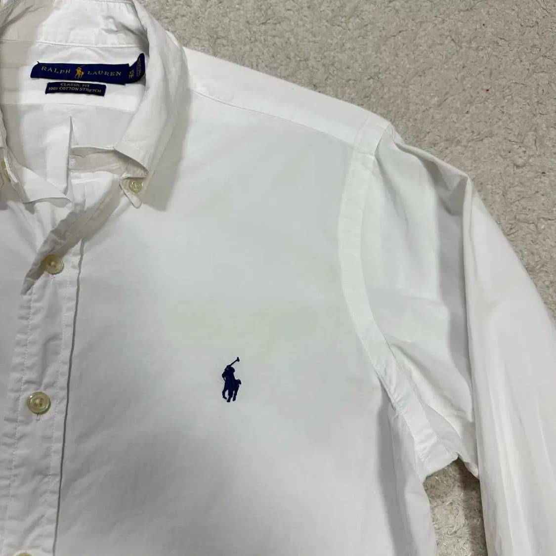 폴로 셔츠 화이트 xs 상품이미지2