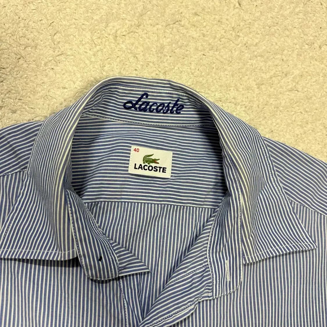 라코스테 셔츠 스트라이프 100 상품이미지3